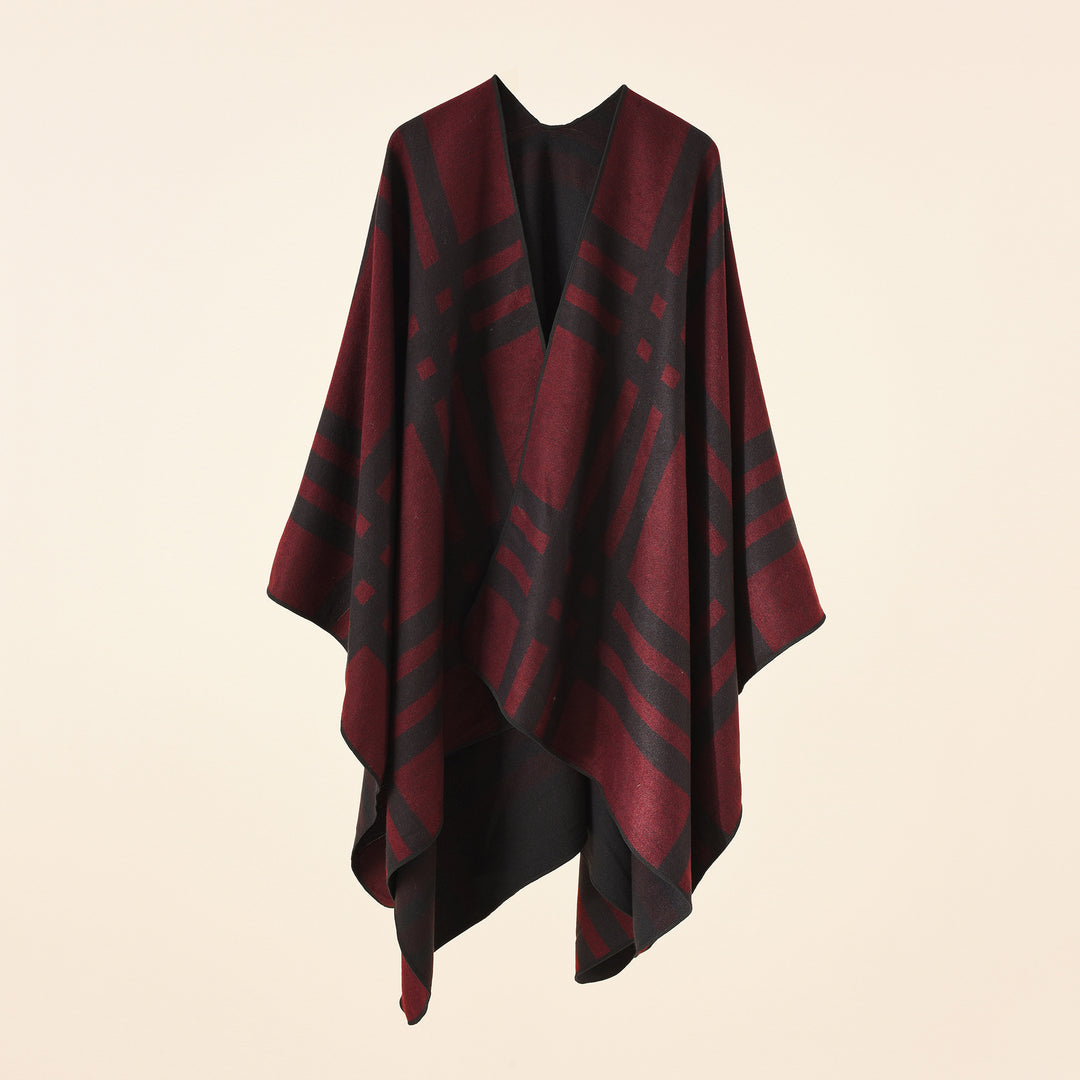 Damen Jacquard Poncho mit Paisley‑Muster Shop Nory