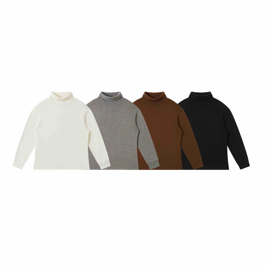 Damen Feinstrukturierter Rollkragen‑Sweater aus Baumwollmix mit Raglanärmeln Shop Nory