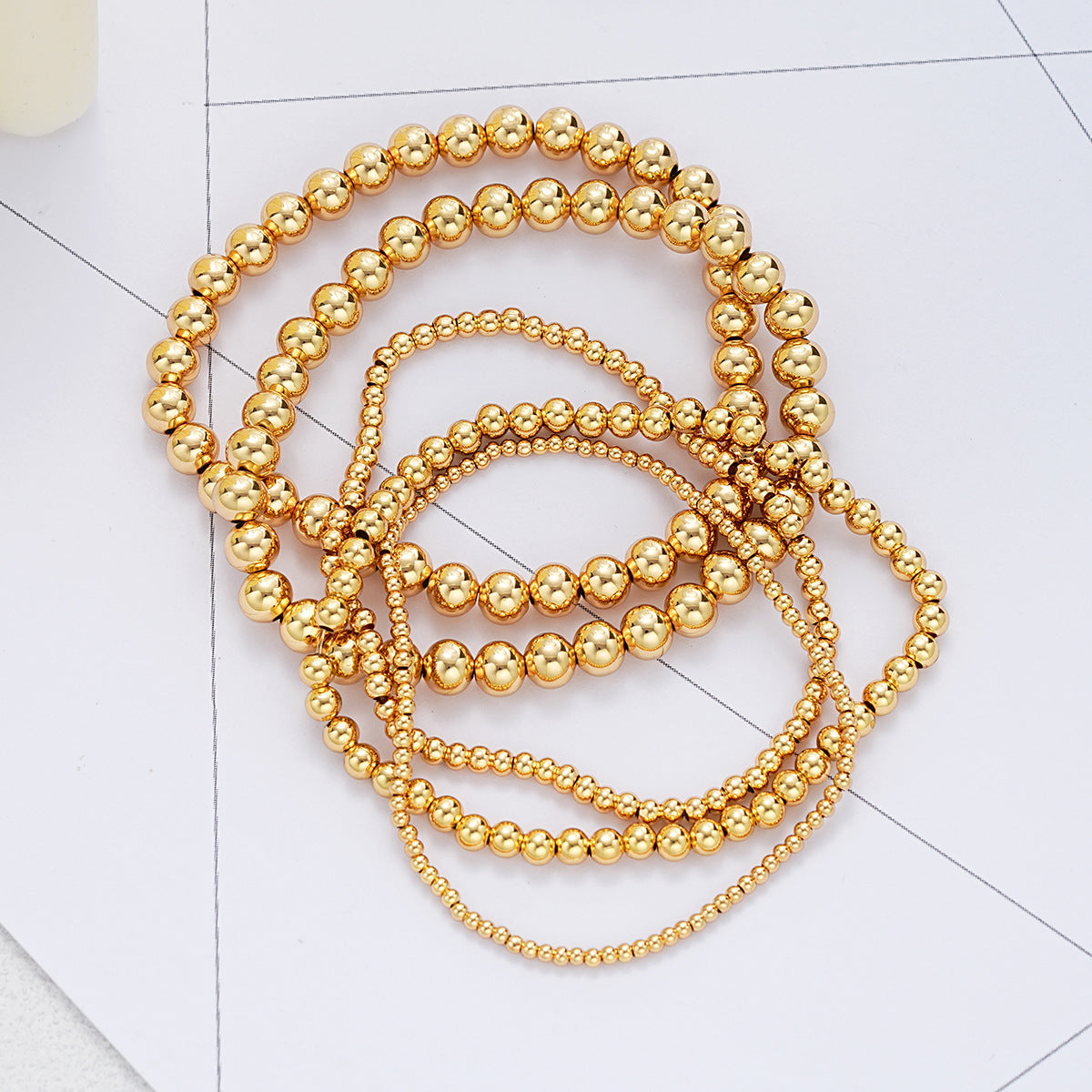 Damen Armband-Set mit eleganten und filigranen Kugeldesigns Shop Nory