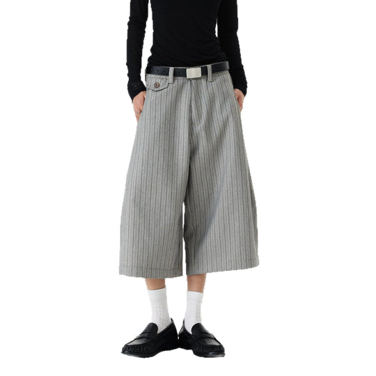 Damen Weitgeschnittene Streifenhose Shop Nory