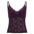 Damen Spitzen-Cami-Top mit verstellbaren Trägern und V-Ausschnitt