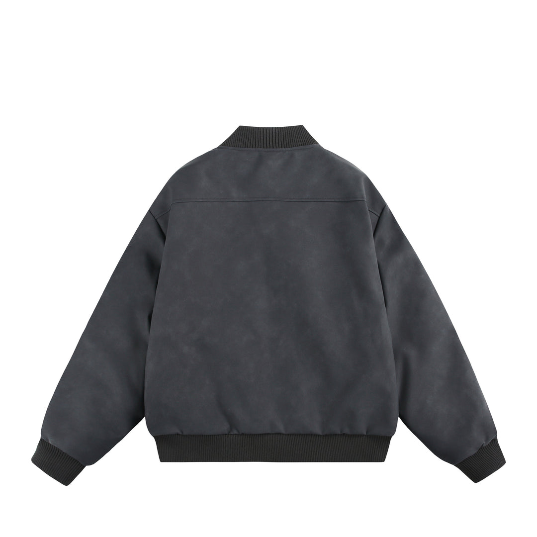 Unisex Oversize-Bomber mit minimalistischer Frontblende und strukturierter Nahtführung Shop Nory