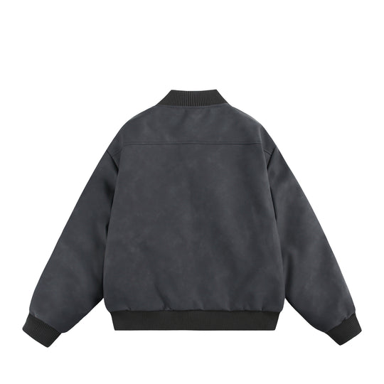 Unisex Oversize-Bomber mit minimalistischer Frontblende und strukturierter Nahtführung Shop Nory
