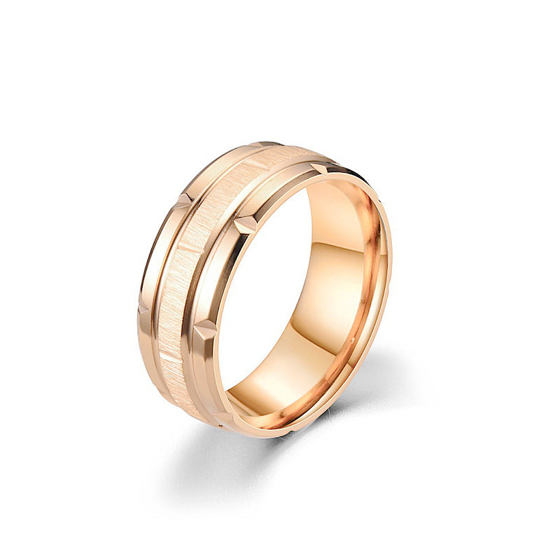 Herren Ring mit raffiniertem, strukturiertem Design und elegantem Hochglanz-Finish Shop Nory