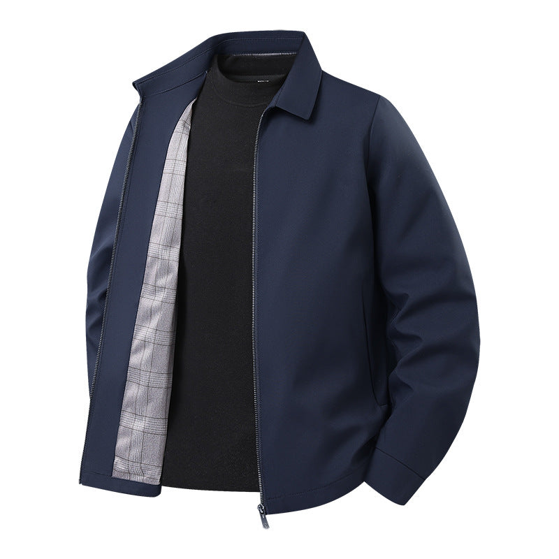 Herren Leichte Harrington‑Jacke mit Softshell‑Außenmaterial und Glencheck‑Futter Shop Nory