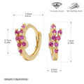 Damen Ohrstecker mit funkelnden Zirkon-Akzenten und hochwertigem 925 Sterling Silber Shop Nory
