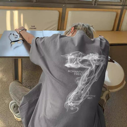 Lockeres T-Shirt in Übergröße für Männer