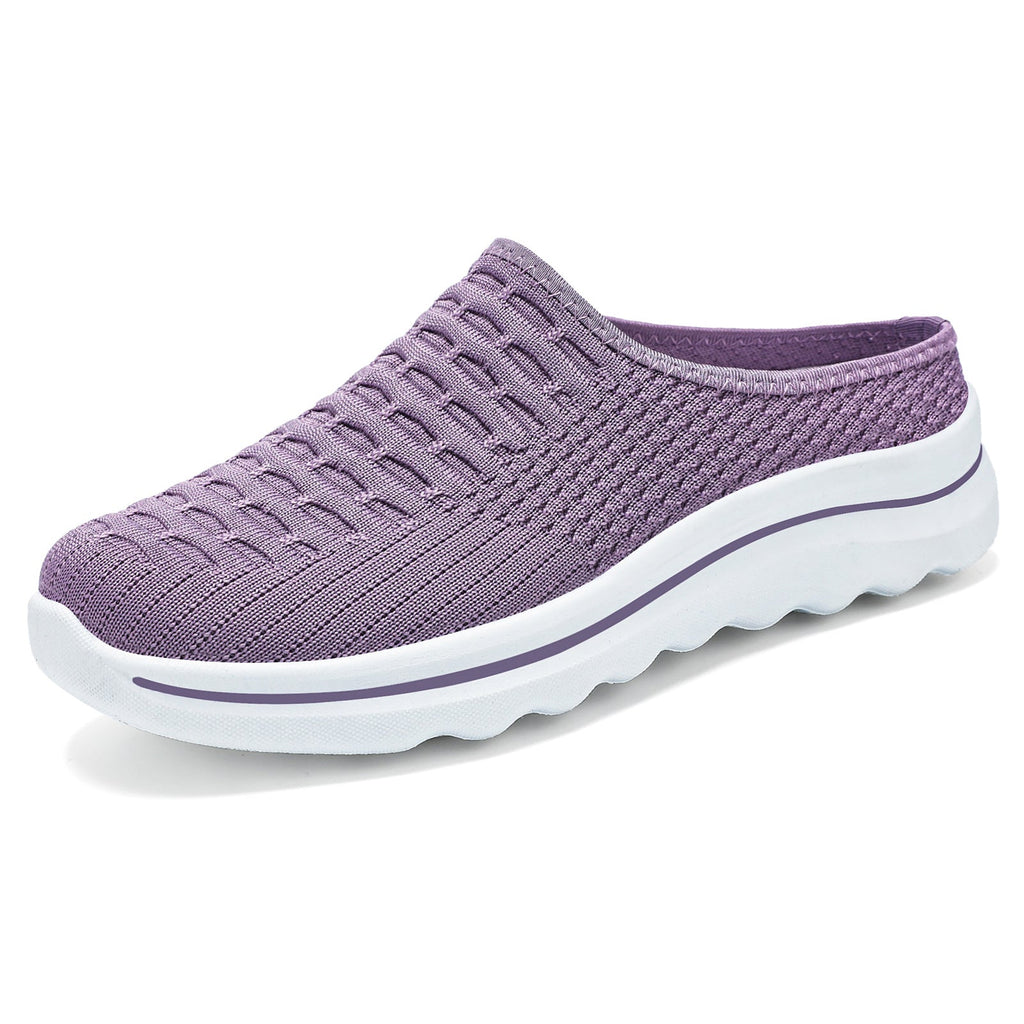 Damen Bequeme Slip-On Clogs mit atmungsaktiver Netzstruktur Shopnory