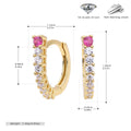 Damen Ohrhänger mit funkelnden Zirkonia und elegantem Goldfinish Shop Nory