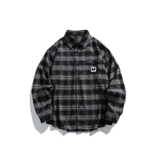 Herren Karierte Overshirt-Hemdjacke im Boxy-Relaxed-Schnitt Shop Nory