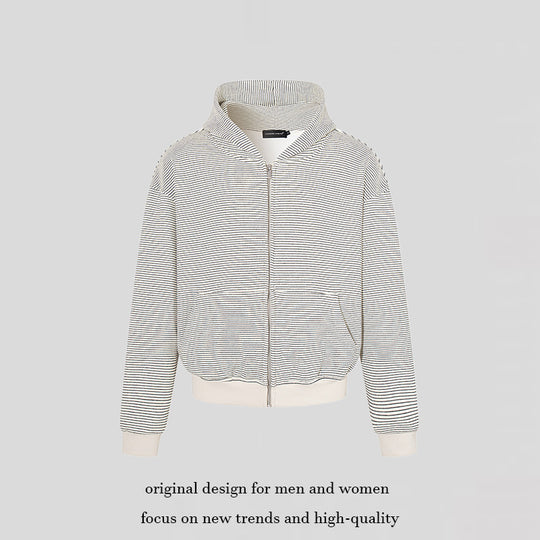 Damen Feinringel-Zipjacke mit hohem Stehkragen, Kängurutaschen und elastischem Saum Shop Nory