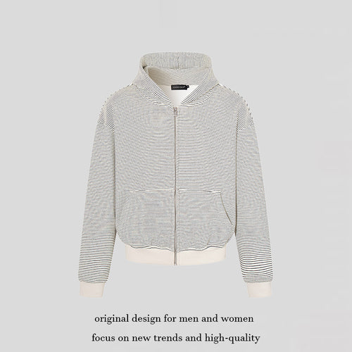 Damen Feinringel-Zipjacke mit hohem Stehkragen, Kängurutaschen und elastischem Saum Shop Nory
