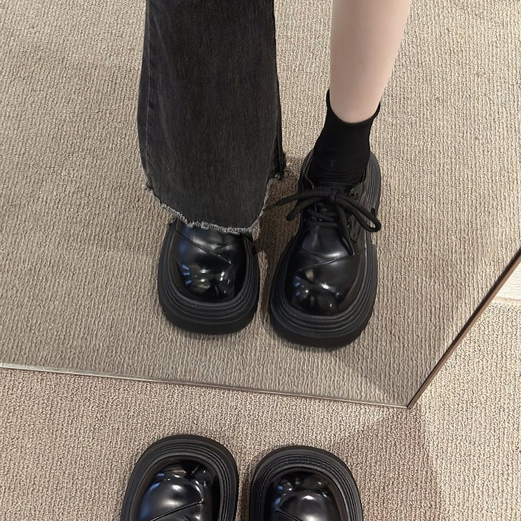 Damen modische Schnürschuhe mit rutschfester Sohle und innovativem Design