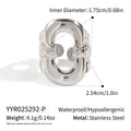 Damen Modischer Edelstahlring mit einzigartigem Design Shop Nory