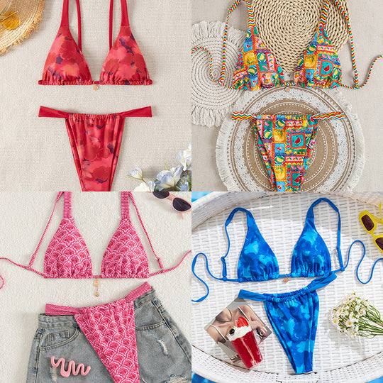 Damen Bikini-Set mit floralem Design