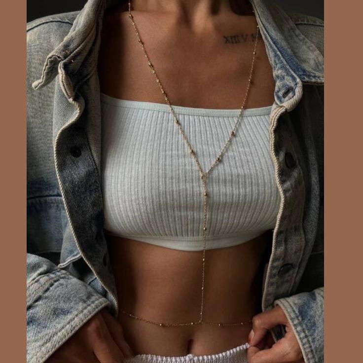 Damen Ketten-Halsband mit eleganten Perlenakzenten Shop Nory