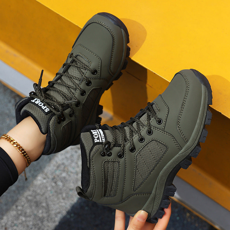 Damen wasserdichte Wanderschuhe mit rutschfester Sohle und atmungsaktivem Obermaterial