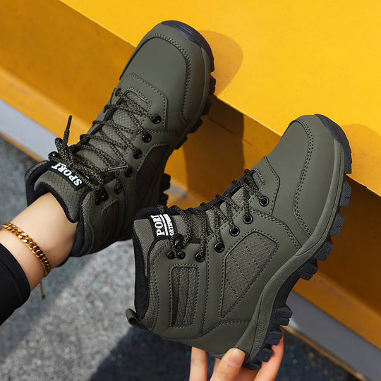 Damen wasserdichte Wanderschuhe mit rutschfester Sohle und atmungsaktivem Obermaterial