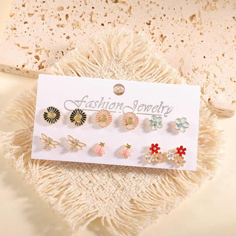 Damen Ohrstecker Set mit fruchtigem Design Shop Nory