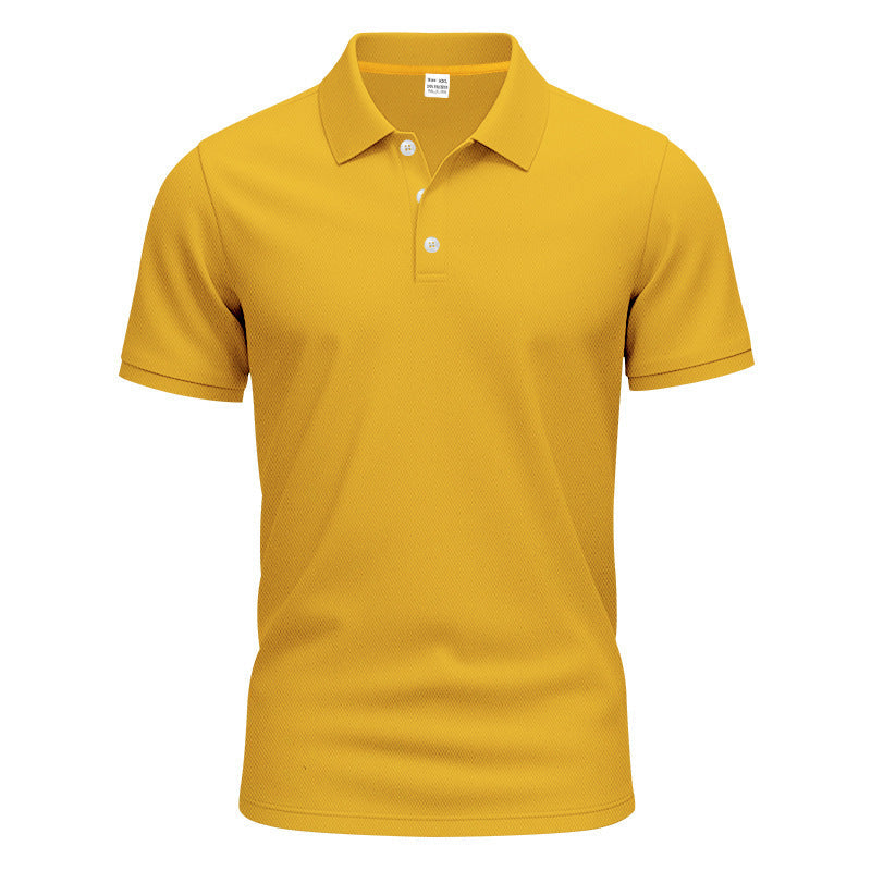 Herren nan atmungsaktives Piqué Poloshirt Kurzarm mit Knopfleiste Shopnory