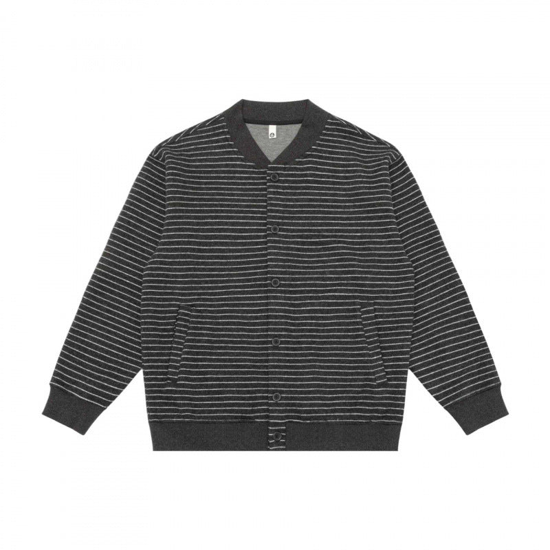 Herren Strukturiertes Strick-Cardigan mit Druckknopfleiste und geripptem Saum Shop Nory