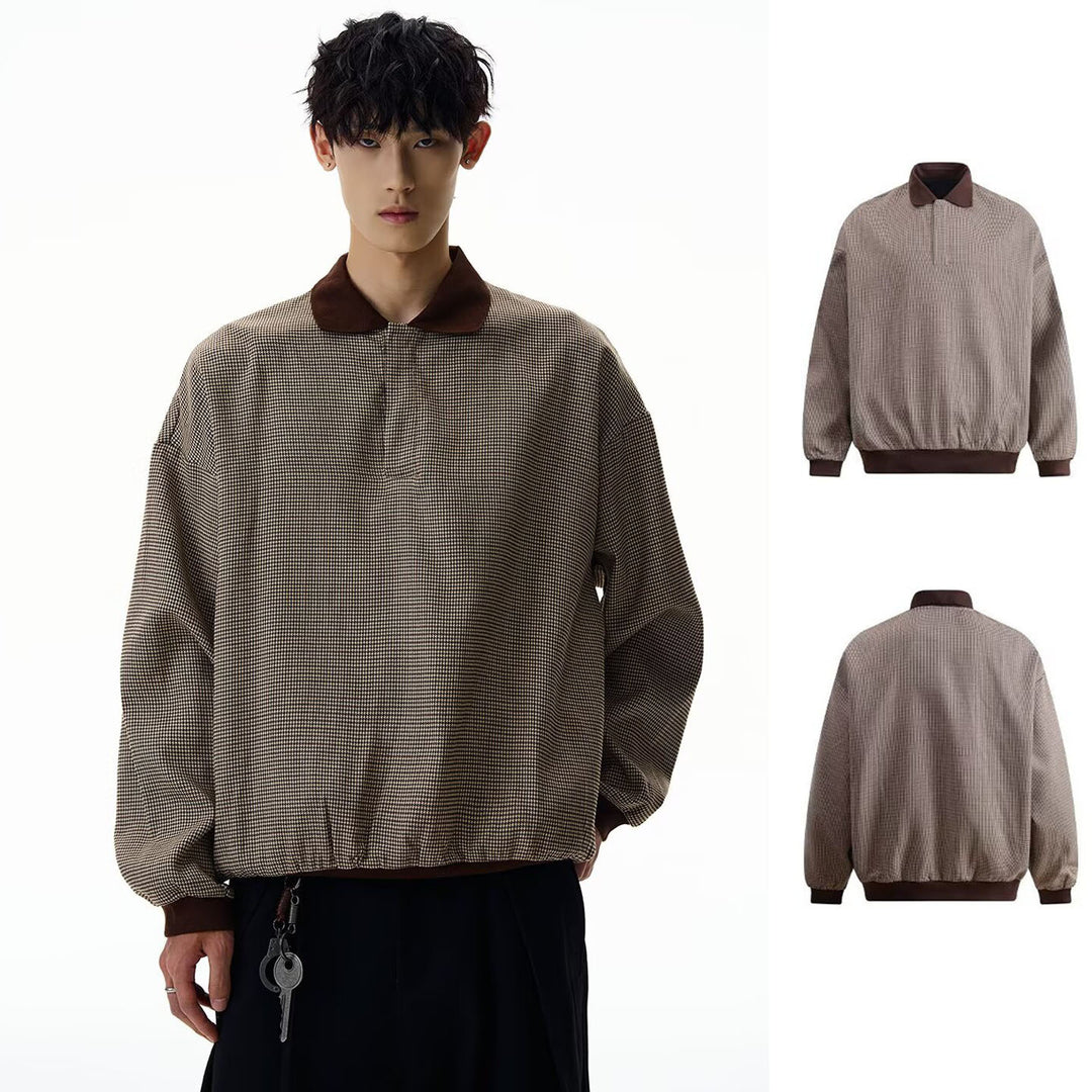 Herren Modischer Pullover mit Kragen Shop Nory