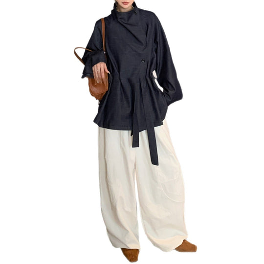 Damen Modische Oversized Blazerjacke Shop Nory