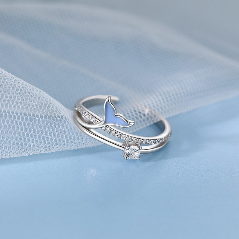 Damenring mit kunstvollem Wellen-Design und funkelnden Zirkonia Shop Nory