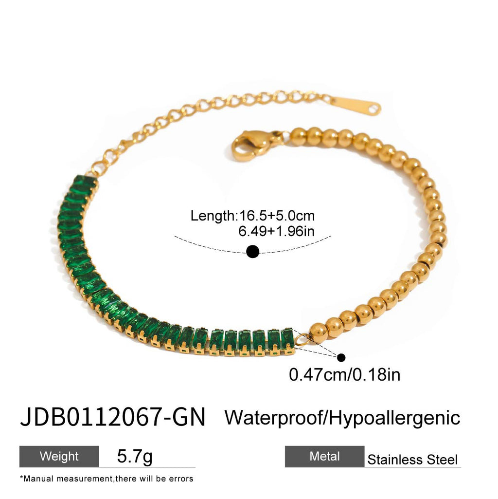 Damen Elegantes und modisches Armband mit Kristall-Details Shop Nory