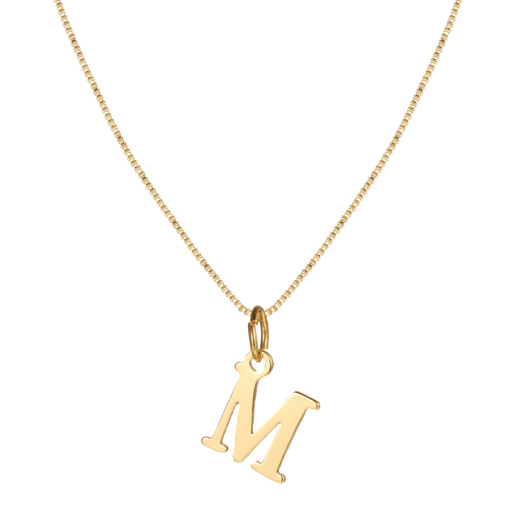 Damen Halskette mit individuellem Initial-Anhängerwunsch Shop Nory