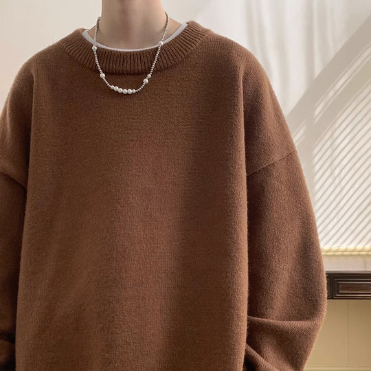 Unisex Oversized Kuschelpullover mit Rundhalsausschnitt Shop Nory
