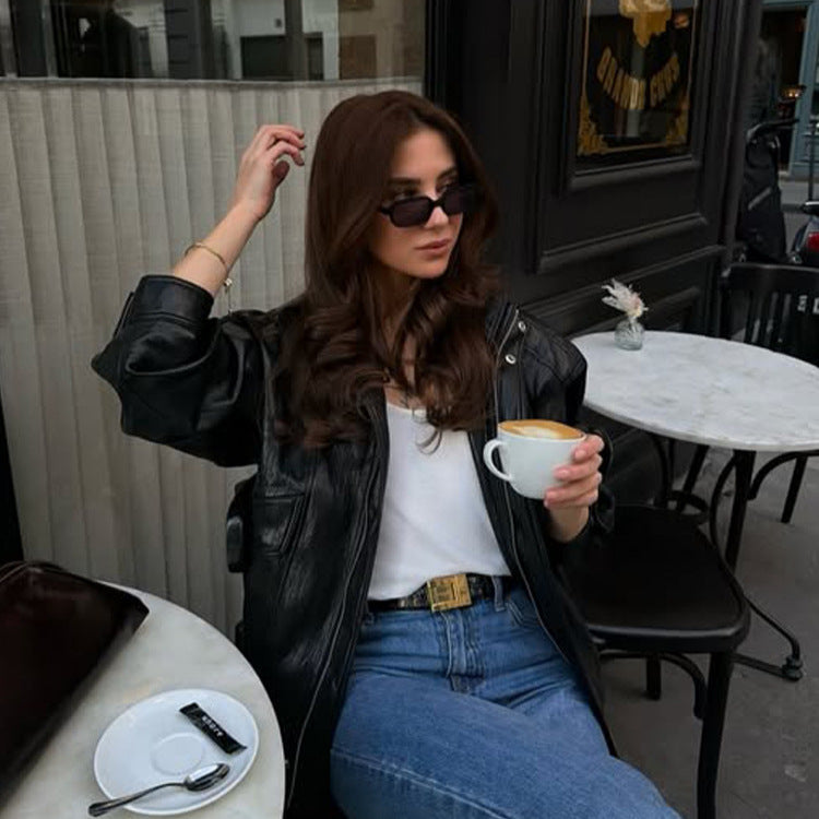 Damen Gerade geschnittene Jeans mit hoher Taille, rohem Saum und leichtem Bootcut Shop Nory