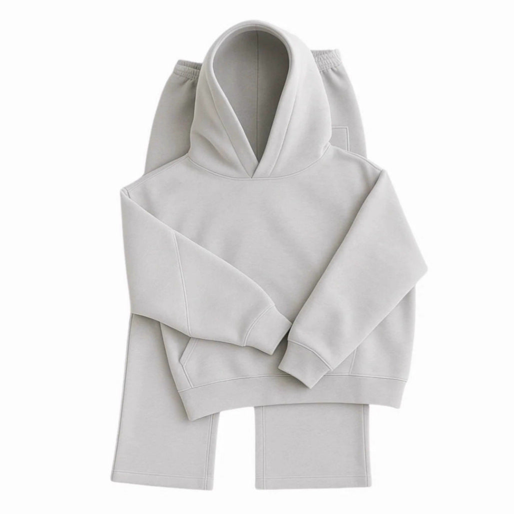Damen Sportliches Hoodie-Set