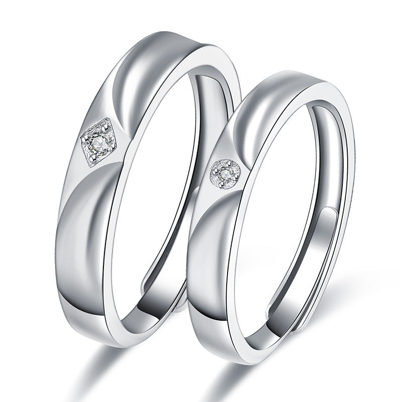 Damenring mit elegantem Design und funkelndem Zirkonia-Besatz Shop Nory
