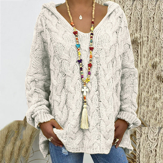 Gestrickter Hoodie