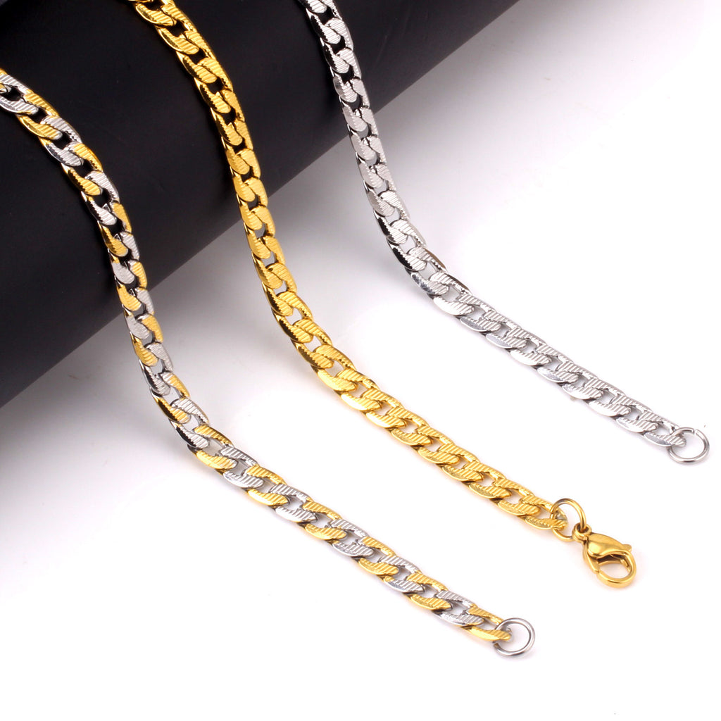 Damen edles Edelstahlarmband mit klassischem Kettenmuster Shop Nory