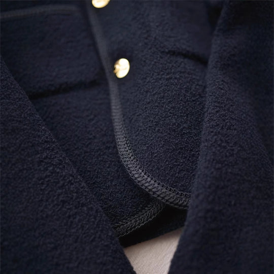Damen Modische Boucléjacke mit goldenen Knöpfen Shop Nory