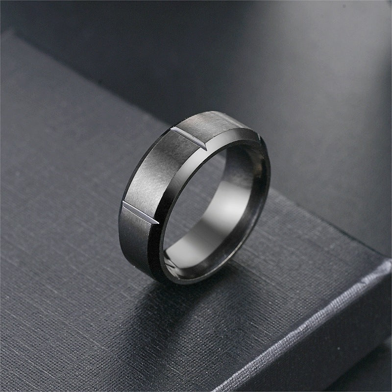 Herren Ring mit modernem, strukturierten Design Shop Nory