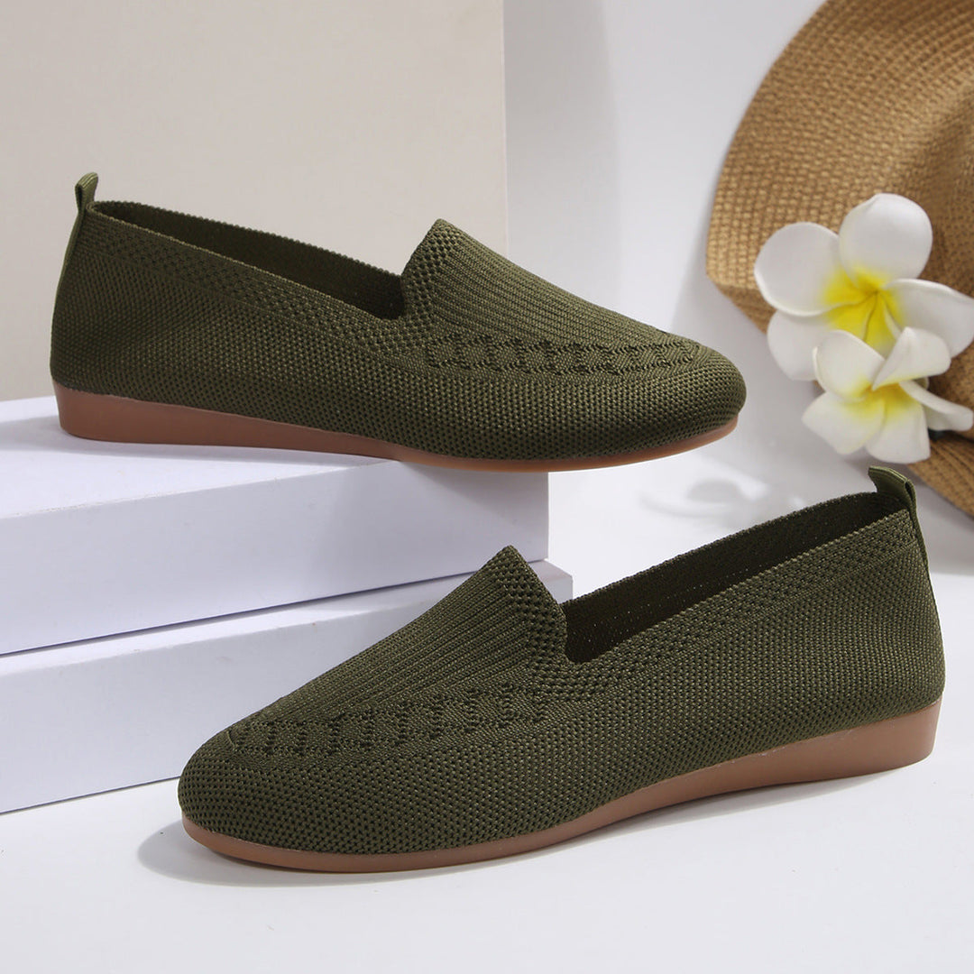 Damen Atmungsaktive Slip-On Ballerinas mit flexiblem Design Shopnory