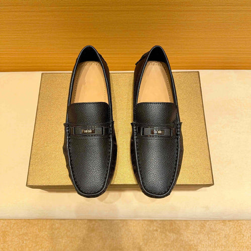 Herren Mokassins aus hochwertigem Leder mit eleganter Ziernaht Shopnory