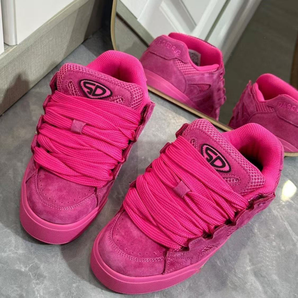 Damen Sportliche High-Top Sneakers mit innovativen Schnürsystem und dämpfender Sohle