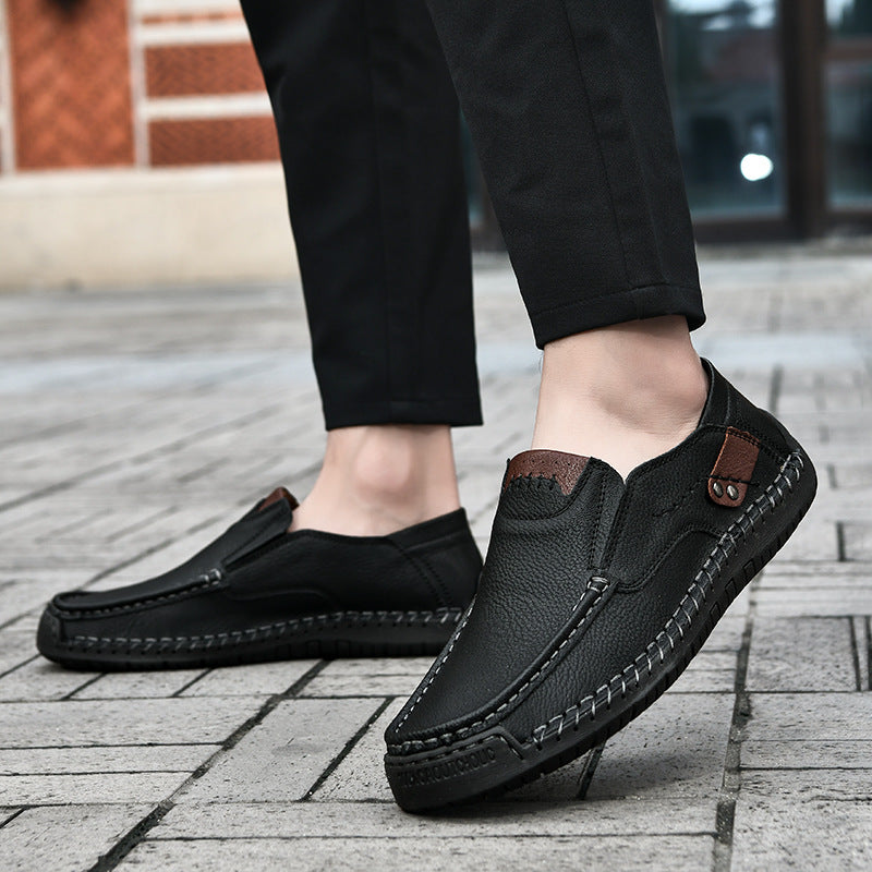Herren bequeme Mokassins aus hochwertigem Leder Shopnory
