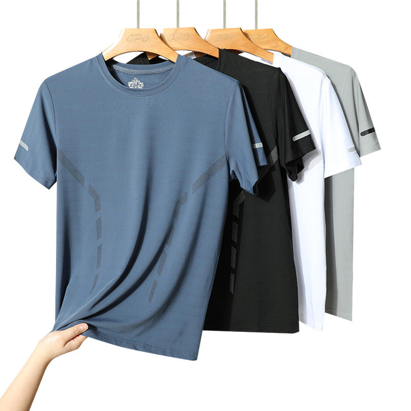Herren nan atmungsaktives Funktions-T-Shirt aus Mikrofasern mit Belüftungszonen Shopnory