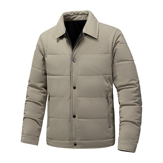 Herren Steppjacke mit Thermo-Isolierung und Hemdkragen Shop Nory