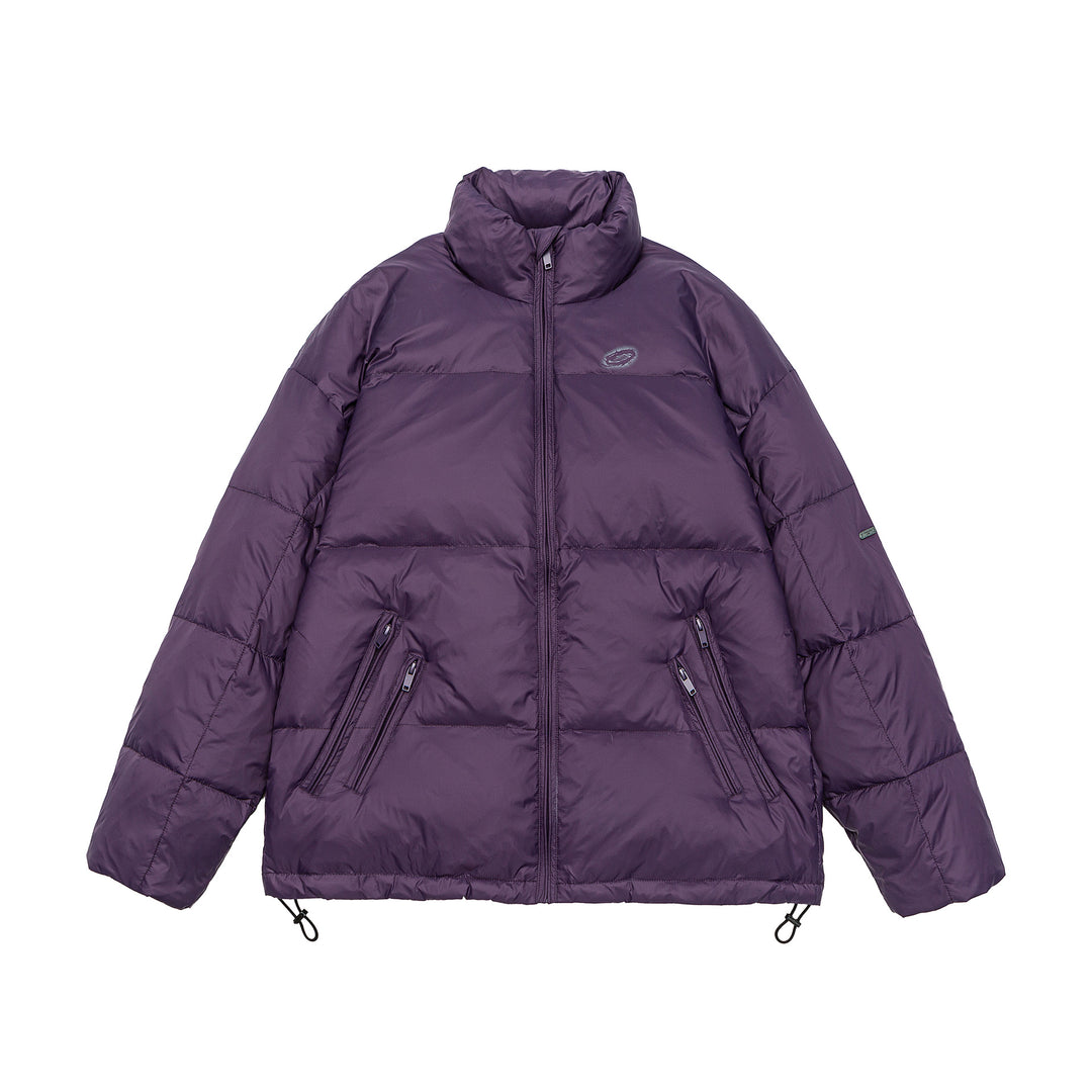 Herren Wattierter Kurzparka mit hohem Stehkragen, Reißverschluss-Taschen und Kordelzug Shop Nory