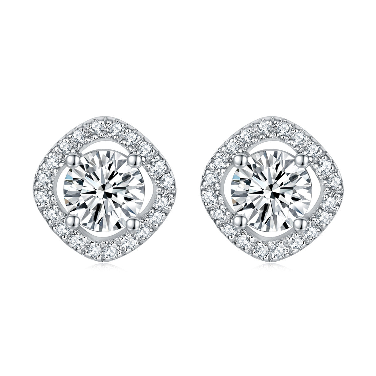 Damenkette mit funkelndem Kristallanhänger und eleganter Zirkonia-Verzierung Shop Nory