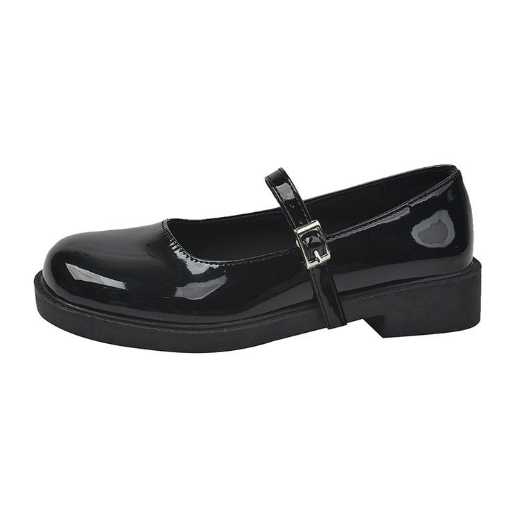 Damen elegante Mary Jane Ballerinas mit praktischen Schnallen und weich gepolsterter Innensohle