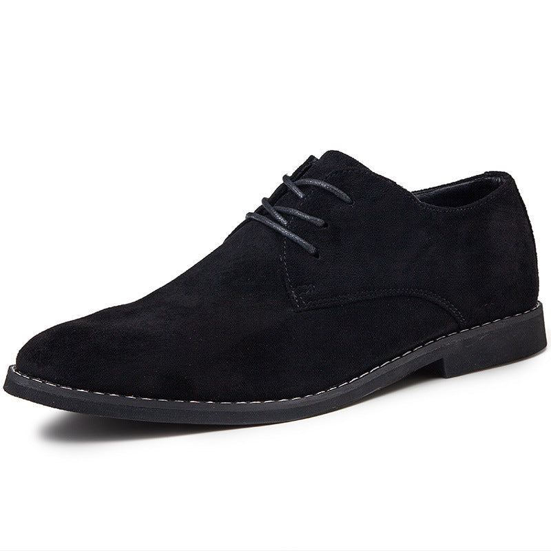 Herren Elegante Schnürschuhe aus weichem Wildleder