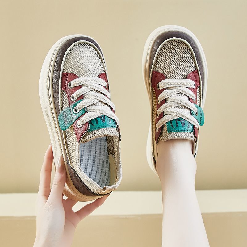 Damen Leichte Wedge‑Sneaker mit Netzgewebe, ergonomischer Memory‑Innensohle und profilierter Laufsohle Shop Nory