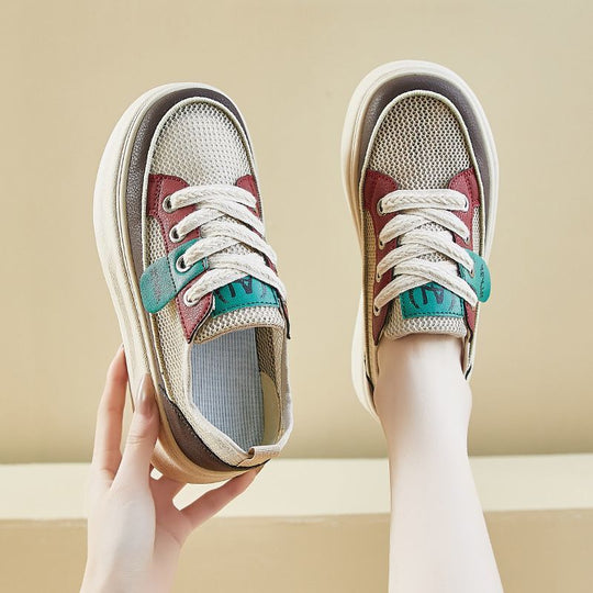 Damen Leichte Wedge‑Sneaker mit Netzgewebe, ergonomischer Memory‑Innensohle und profilierter Laufsohle Shop Nory